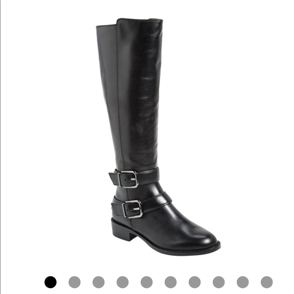 Via Spiga Bernadette Black Riding Boots